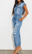 Load image into Gallery viewer, “Relaxed” Denim Jumpsuit
